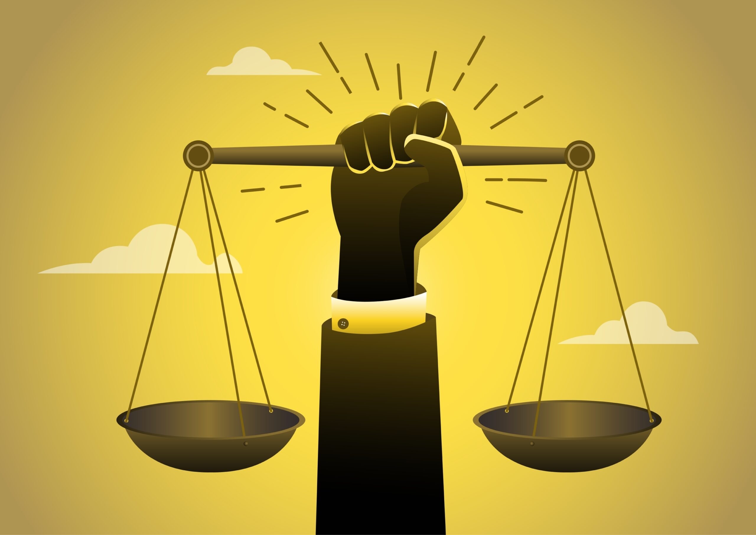 Weight,Scales,Justice,Hold,In,Hand,Judge.,Civil,Rights.,Law